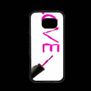 Coque Samsung S7 Premium Love avec vernis à ongle