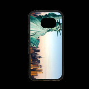 Coque Samsung S7 Premium Statue de la liberté et ville de New York 15