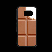 Coque Samsung S7 Premium Tablette chocolat au lait