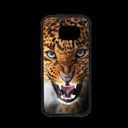 Coque Samsung S7 Premium Portrait d'un léopard