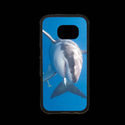 Coque Samsung S7 Premium Grand requin blanc