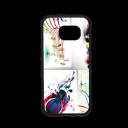 Coque Samsung S7 Premium Abstract musique