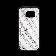 Coque Samsung S7 Premium Page de notes musicales
