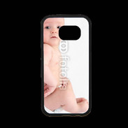 Coque Samsung S7 Premium Bébé allongé sur le dos