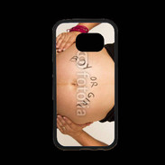 Coque Samsung S7 Premium Femme enceinte ventre 