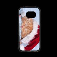 Coque Samsung S7 Premium Chaton Noël 2