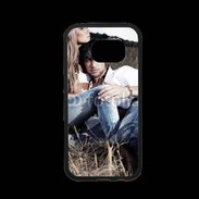 Coque Samsung S7 Premium Hippie amoureux et tranquile