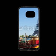 Coque Samsung S7 Premium Tour Eiffel vue des bords de Seine