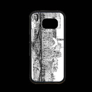 Coque Samsung S7 Premium Pont des arts à Paris en dessin