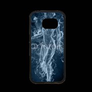 Coque Samsung S7 Premium Femme en fumée de cigarette