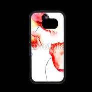 Coque Samsung S7 Premium Peinture de Coquelicots 25