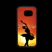 Coque Samsung S7 Premium Danseuse couché de soleil