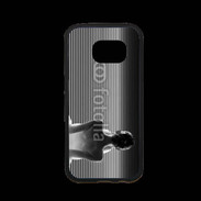 Coque Samsung S7 Premium femme glamour noir et blanc