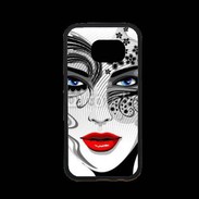 Coque Samsung S7 Premium Visage glamour en dessin 500