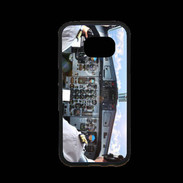 Coque Samsung S7 Premium Cockpit avion de ligne