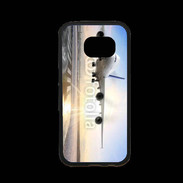 Coque Samsung S7 Premium Atterrissage d'un avion de ligne