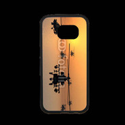 Coque Samsung S7 Premium Hélicoptère Apache de nuit