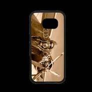 Coque Samsung S7 Premium Femme pilote d'avion