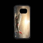 Coque Samsung S7 Premium Avion de ligne au dessus des nuages 75