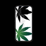Coque Samsung S7 Premium Double feuilles de cannabis