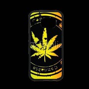Coque Samsung S7 Premium Grunge stamp with marijuana leaf
