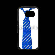 Coque Samsung S7 Premium Cravate bleue