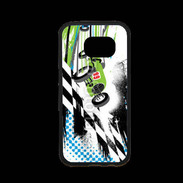 Coque Samsung S7 Premium Course de voiture rétro