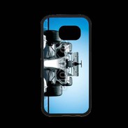 Coque Samsung S7 Premium Formule 1 sur fond bleu