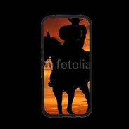Coque Samsung S7 Premium Silhouette de cowboy