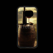 Coque Samsung S7 Premium Vin rouge et paysage viticole