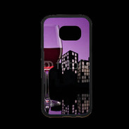 Coque Samsung S7 Premium Verre de vin rouge
