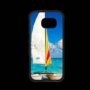 Coque Samsung S7 Premium Bateau plage de Cuba