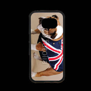 Coque Samsung S7 Premium Bulldog anglais en tenue