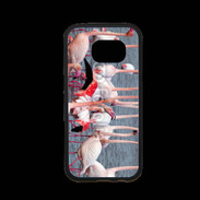 Coque Samsung S7 Premium flamand rose