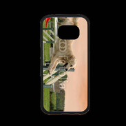 Coque Samsung S7 Premium Agility Golden retriever