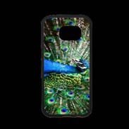 Coque Samsung S7 Premium Paon faisant la roue