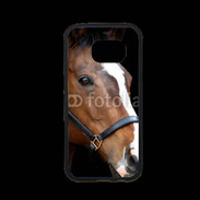 Coque Samsung S7 Premium Portrait de cheval 2