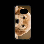 Coque Samsung S7 Premium Chiot labrador golden 2