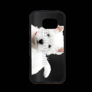 Coque Samsung S7 Premium Chiot blanc 5