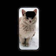 Coque Samsung S7 Premium Chat dans la neige