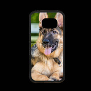 Coque Samsung S7 Premium Portrait d'un berger allemand adulte