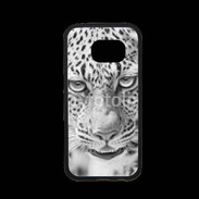 Coque Samsung S7 Premium Léopard en noir et blanc 500