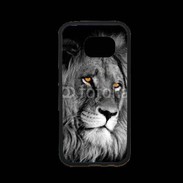 Coque Samsung S7 Premium Superbe portrait de lion