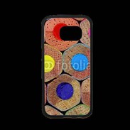 Coque Samsung S7 Premium Art crayon de couleur