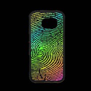 Coque Samsung S7 Premium Empreintes digitales de couleur