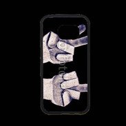 Coque Samsung S7 Premium double fuck gants