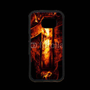 Coque Samsung S7 Premium Un en feu