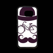Coque Samsung S7 Premium Moustache vélo 10