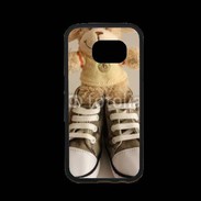 Coque Samsung S7 Premium peluche et converses