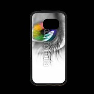 Coque Samsung S7 Premium Oeil Multicouleurs 75